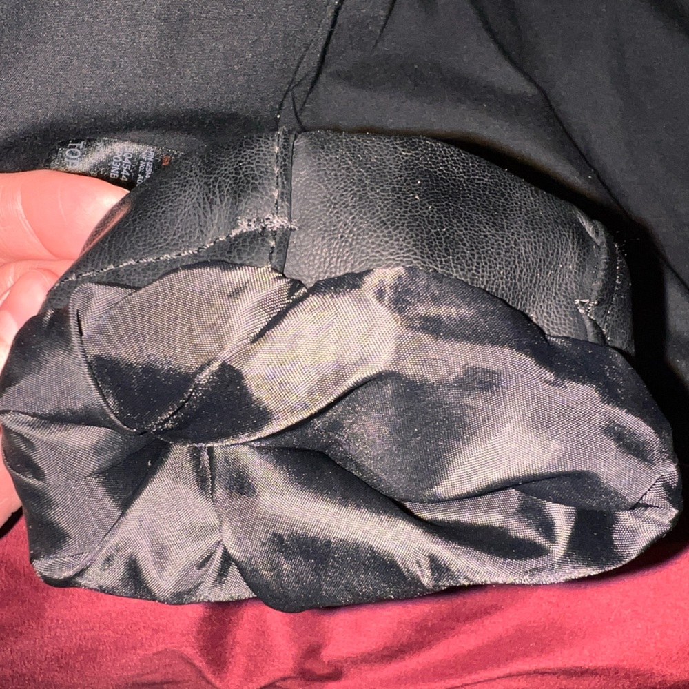 Top Shop - Black Faux Leather Moto Jacket - Size US 4 - Picture 9 of 10